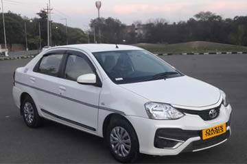 Toyota Etios on Rent in Amritsar